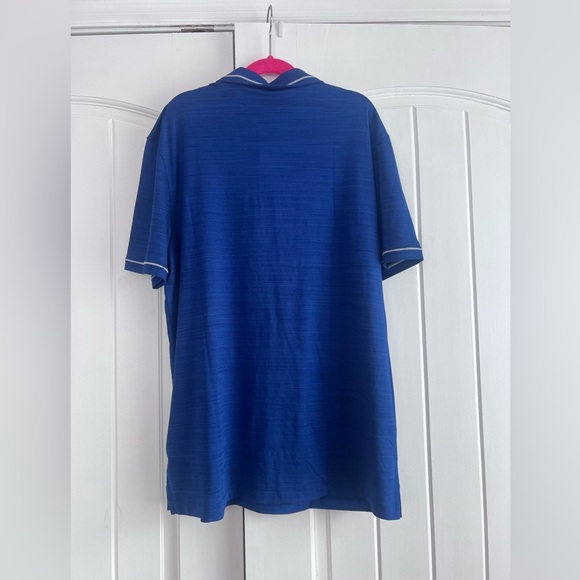 Puma Cloudspun Monarch Polo Blazing Blue Heather Size Large NWT - Picture 2 of 2